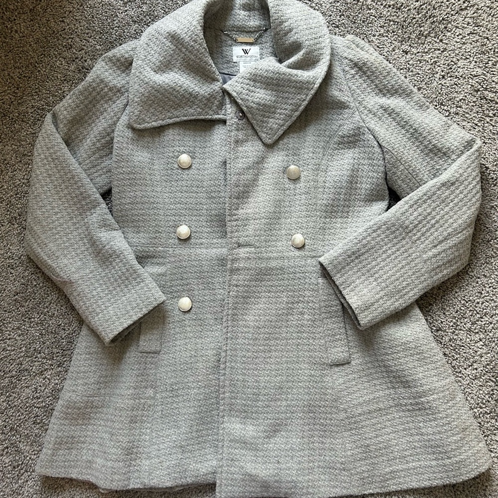 Worthington Textured Gray Coat